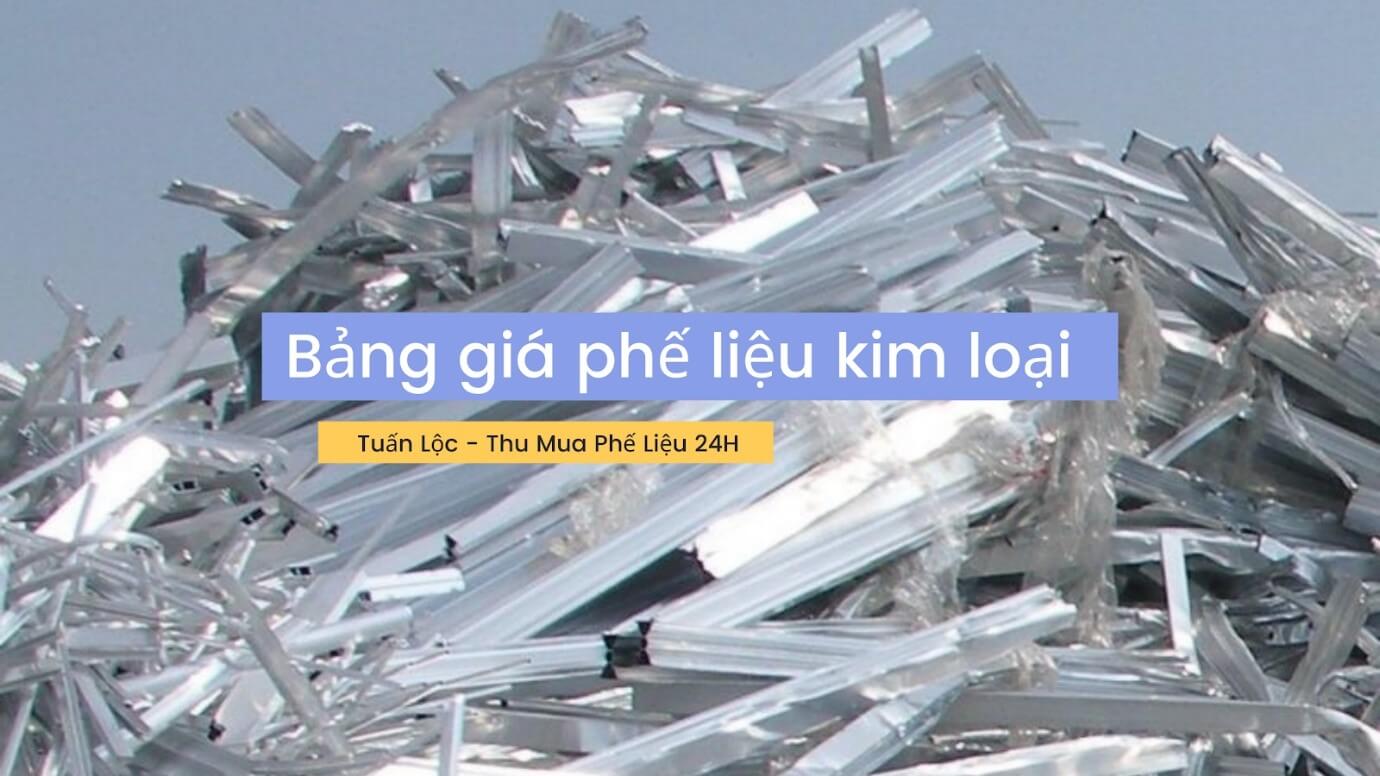 Bảng báo giá phế liệu kim loại tại Phế liệu 24h