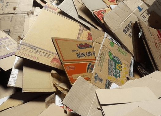 Bìa carton phế liệu