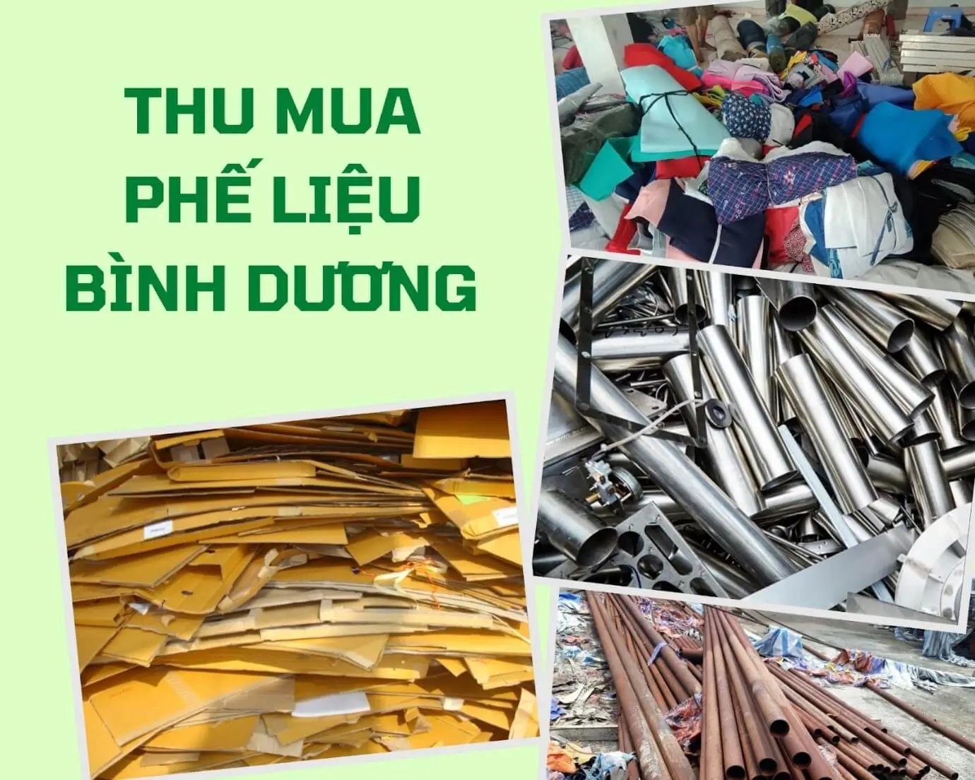 Giới thiệu địa chỉ thu mua phế liệu Bình Dương giá cao