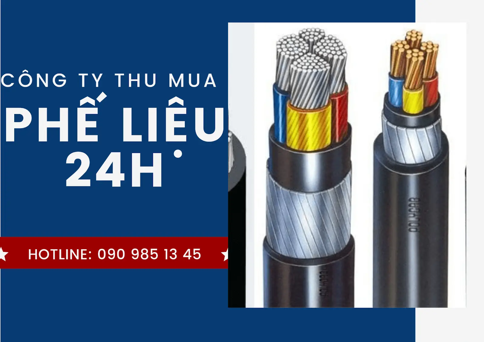 Dịch vụ thu mua phế liệu dây cáp nhôm giá cao