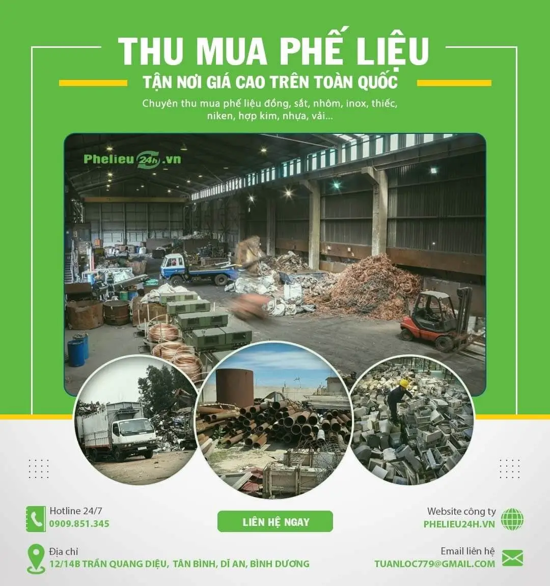 Thông tin liên hệ công ty Phế Liệu 24h