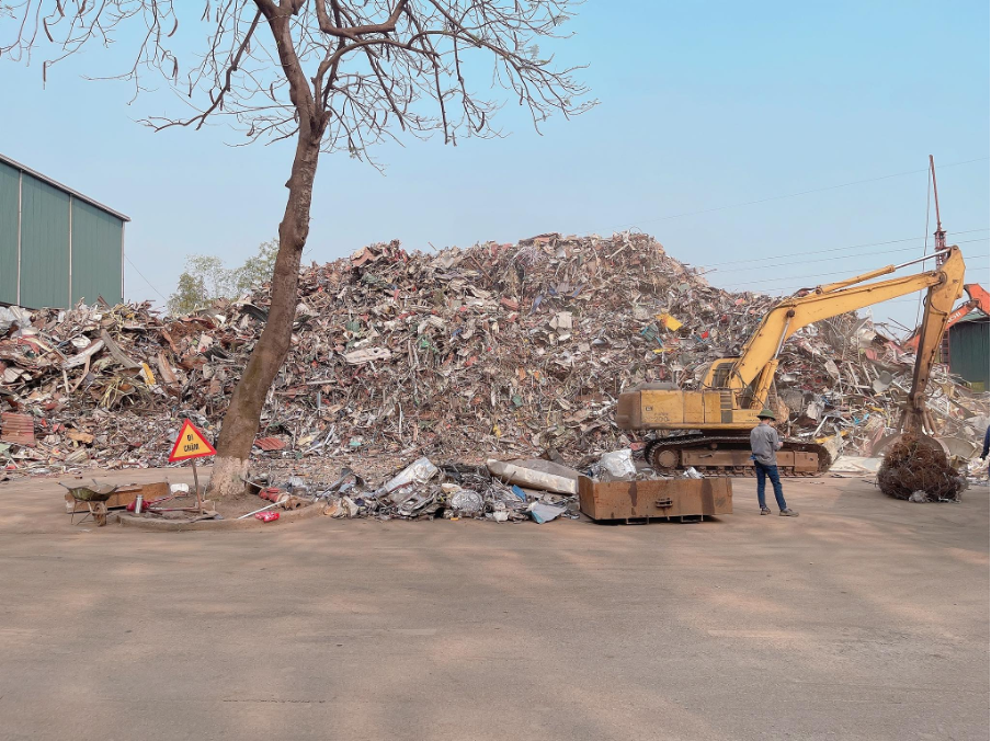 Quy trình xử lý, tái chế sắt phế liệu