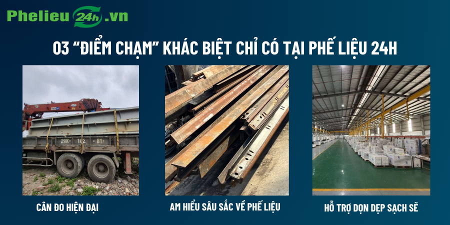 03 “Điểm chạm” khác biệt chỉ có tại Phế Liệu 24h