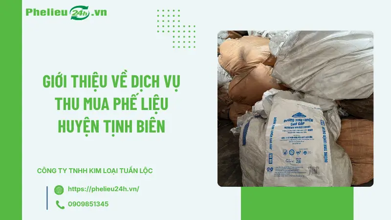 Giới thiệu về dịch vụ thu mua phế liệu huyện Tịnh Biên Giới thiệu về dịch vụ thu mua phế liệu huyện Tịnh Biên