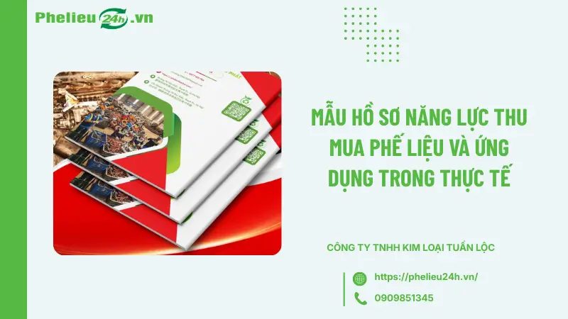 Mẫu hồ sơ năng lực thu mua phế liệu và ứng dụng trong thực tế Mẫu hồ sơ năng lực thu mua phế liệu và ứng dụng trong thực tế