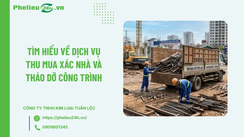 Tìm hiểu về dịch vụ thu mua xác nhà và tháo dỡ công trình Tìm hiểu về dịch vụ thu mua xác nhà và tháo dỡ công trình