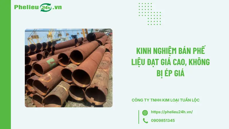 Kinh nghiệm bán phế liệu đạt giá cao, không bị ép giá Kinh nghiệm bán phế liệu đạt giá cao, không bị ép giá