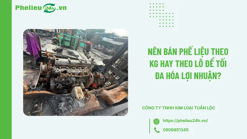 Nên bán phế liệu theo kg hay theo lô để tối đa hóa lợi nhuận? Nên bán phế liệu theo kg hay theo lô để tối đa hóa lợi nhuận?