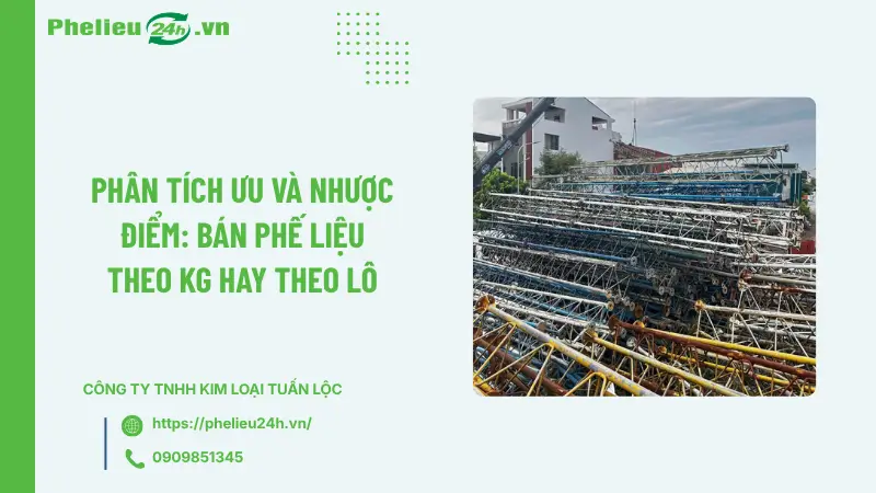 Phân tích ưu và nhược điểm: Bán phế liệu theo kg hay theo lô Phân tích ưu và nhược điểm: Bán phế liệu theo kg hay theo lô